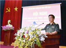 Bộ CHQS tỉnh Bắc Kạn sơ kết công công tác quốc phòng, quân sự địa phương 6 tháng đầu năm 2022